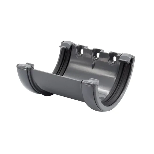 Floplast RU1AG 112mm Anthracite Grey Half Round Gutter Union Bracket