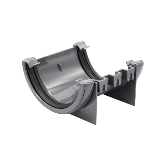 Floplast RU1AG 112mm Anthracite Grey Half Round Gutter Union Bracket