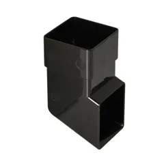 FloPlast RBS3B 65mm Black Square Down Pipe Shoe