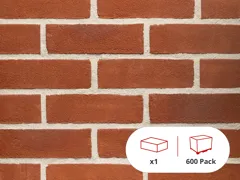 Elliotts Bursledon Red Stock Tornado Facing Brick , 65mm