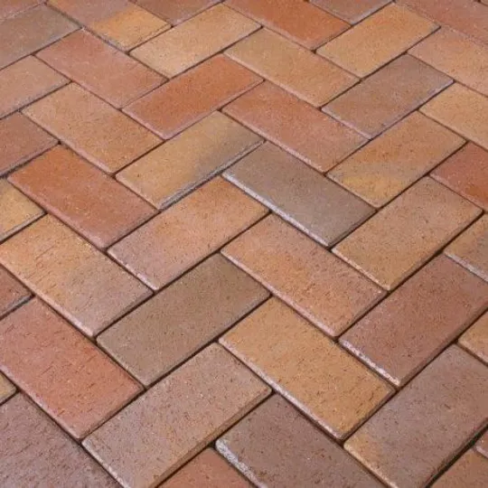 Clay Paver Bochum Orange Multi Sycamore 200x100x52mm (Pack 665)