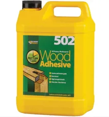 Everbuild 502 All Purpose Weatherproof Wood Adhesive, 5L