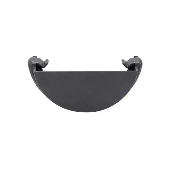 Floplast RE1AG 112mm Anthracite Grey Half Round External Gutter Stop End