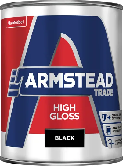 Armstead Trade Gloss Black 1ltr
