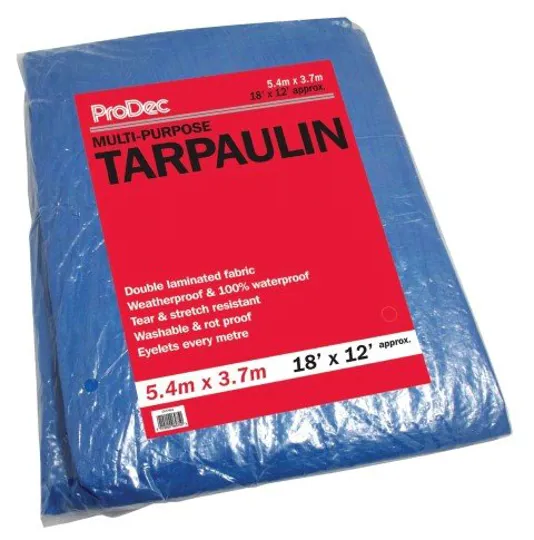 ProDec Blue Tarpaulin 18' X 12'