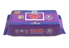 Tembe H18742 Hippo Heavy Duty Large Wipes, 80 Pack