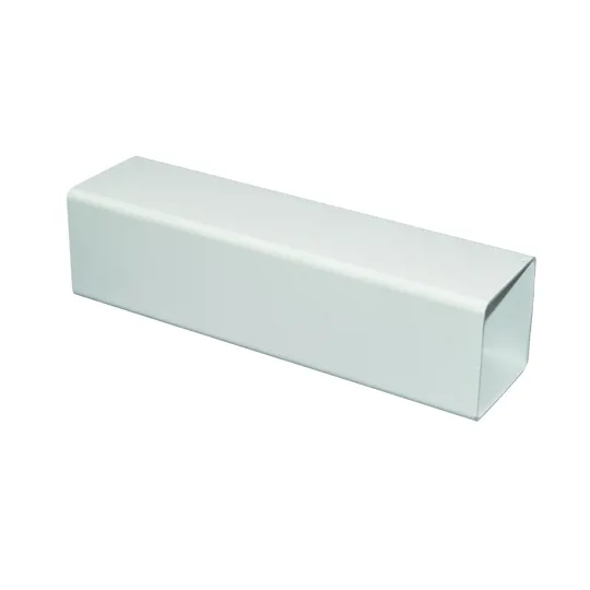 Floplast RPS2.5W 65mm White Square Downpipe 2.5m