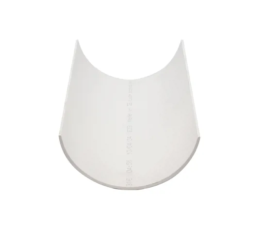 Floplast RG3W 112mm White Half Round Gutter 3m