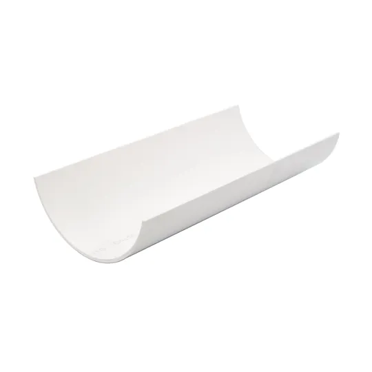 Floplast RG3W 112mm White Half Round Gutter 3m