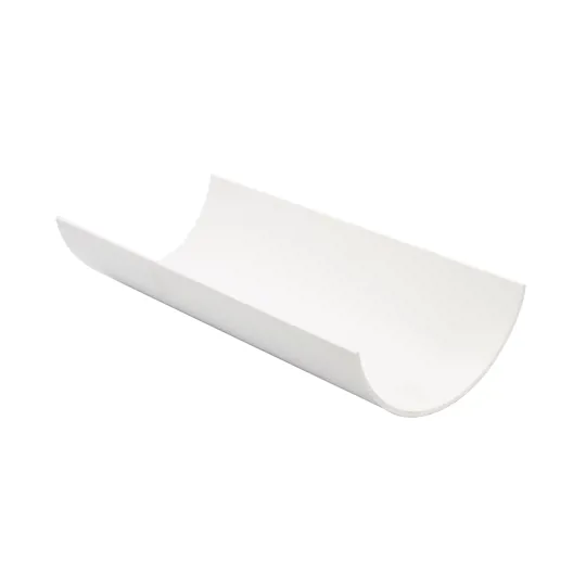 Floplast RG3W 112mm White Half Round Gutter 3m