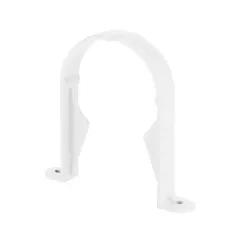 Polypipe RR138W Round Downpipe Bracket White, 68mm