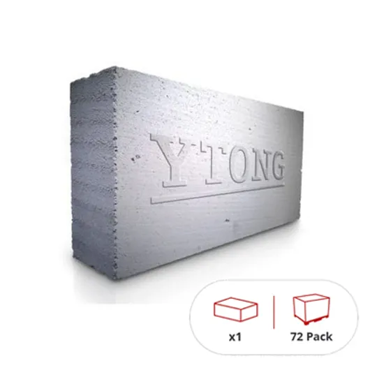 Ytong Hi Strength 100 x 215 x 440mm Block 7.3N (10 per m2)