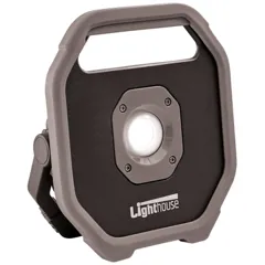 Lighthouse Rechargeable Compact COB 10W Worklight, 350-1100 Lumens