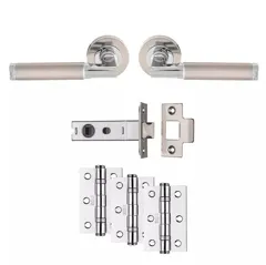 Carlisle Brass Belas Ultimate Door Pack, Satin Nickel Finish (UDP006SNCP/INTB) 