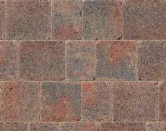 Tobermore Tegula Trio 50mm Block Paving Pack, 13.65m² - Heather