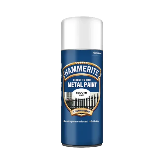 Hammerite 5084782 Aerosol Smooth White 400ml