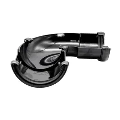 Floplast RA3B 112mm Black Round Downpipe Adjustable Angle