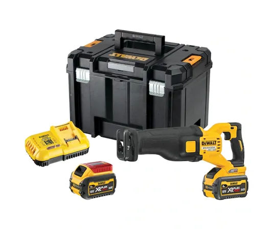 DeWalt DCS389T2 54v FlexVolt High Power Recip Saw Kit 2 x 6amps