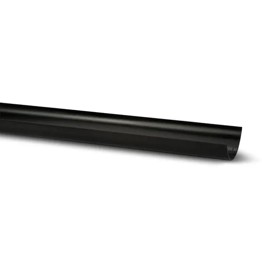Polypipe RR101B 112mmx4m H/R Gutter Black