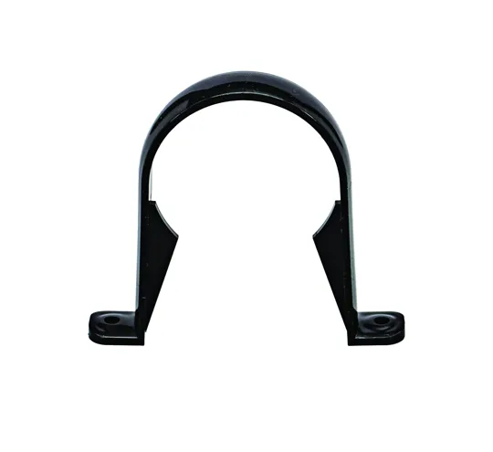Floplast RC1B 68mm Black Round Downpipe Clip