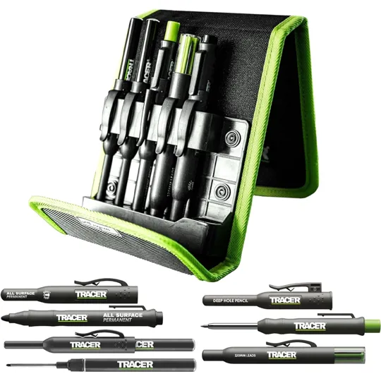 TRACER AMK5 5PC Construction Marker Kit with storage case