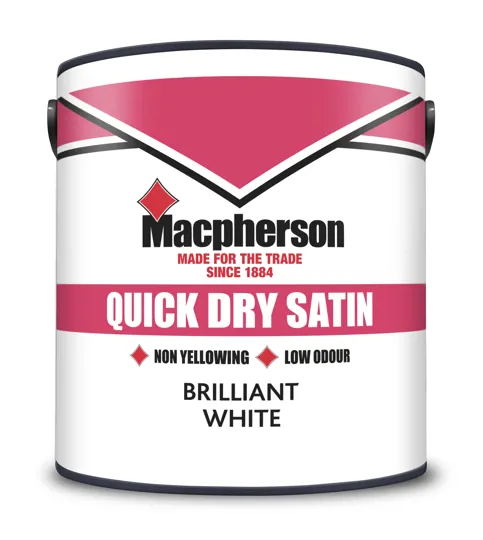 Macpherson Trade Quick Dry Satin Brill White 2.5L