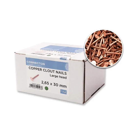 Artisan Copper Clout Nail 30 x 2.65mm 1kg Box 