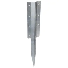 Perry SleeperSecure No.4716 Galvanised Double Sleeper Straight Support Spike, 670 x 115mm