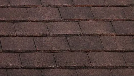 Marley Eave Tile Antique Brown - Granular
