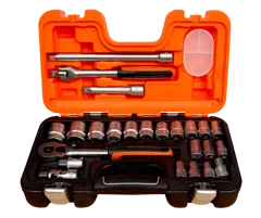 Bahco S240 ½in Drive Socket Set, 24 Piece