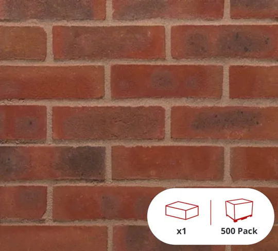 Wienerberger Chartham Multi Stock 65mm Brick (500 Per Pack)