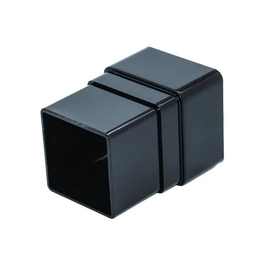 Floplast RSS1B 65mm Black Square Down Pipe Socket