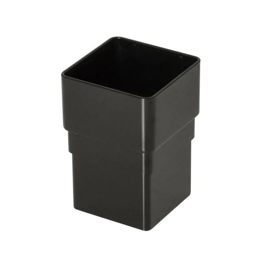 Floplast RSS1B 65mm Black Square Down Pipe Socket
