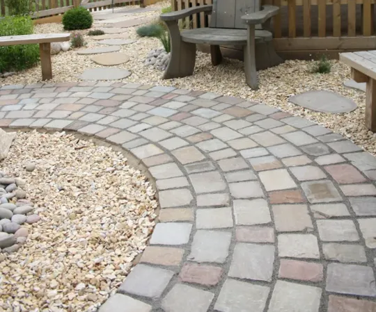 Talasey Weathered Cobbles Meadow 100 x 100mm