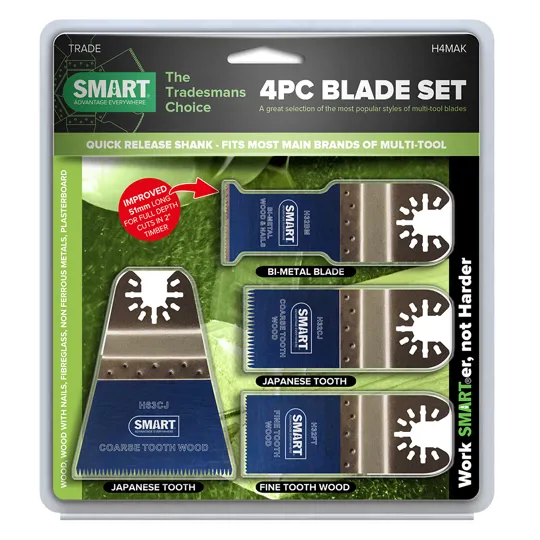 Smart H4MAK 4 Piece Blade Set