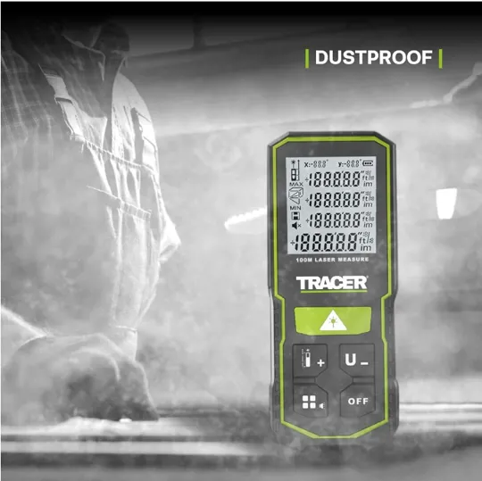 Tracer ALM100 Green Laser Distance Measure 100m