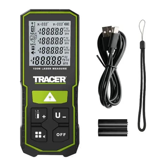 Tracer ALM100 Green Laser Distance Measure 100m