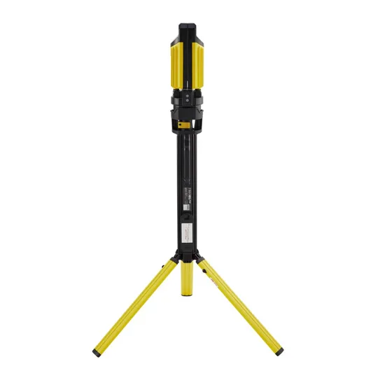 Draper 13885 230V LED Rechargeable Tripod Site Light, 50W, 5000 Lumens