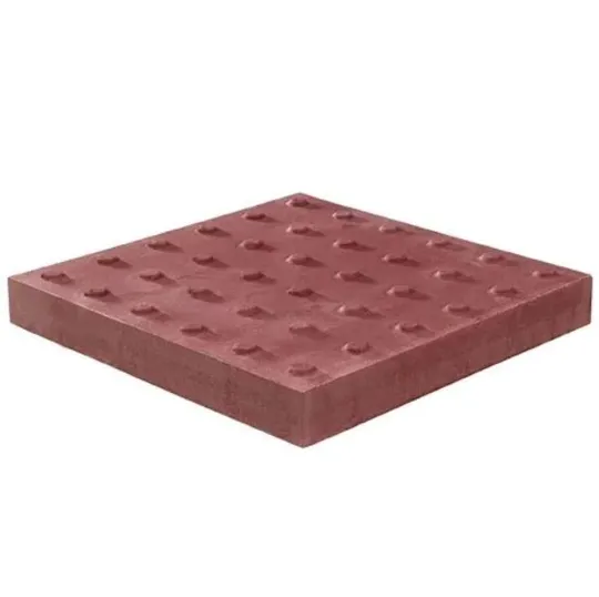 Tactile Blister Slab Red F50 400 x 400 x 50mm