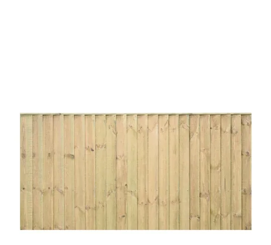 Grange Standard Feather Edge Fence Panel Green 0.9m 