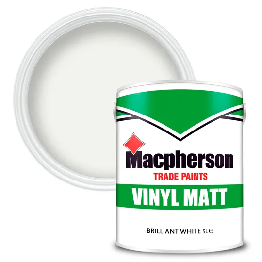 Macpherson Trade Vinyl Matt Emulsion Brill White 5L