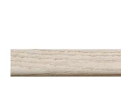 Millboard Composite Flex Bullnose Edging,  50 x 33mm x 2.4m - Limed Oak