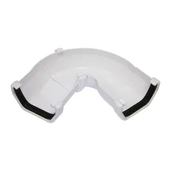 Floplast RAS3W 114mm White Square Adjustable Gutter Angle