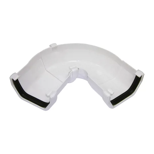Floplast RAS3W 114mm White Square Adjustable Gutter Angle