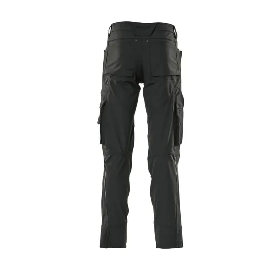 Mascot 17179 Advanced Trousers with Kneepad Pockets, Black R 32L - 32.5W