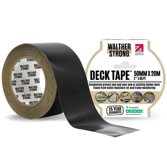 Black Deck Joist Tape 50mm x 20 mtr 