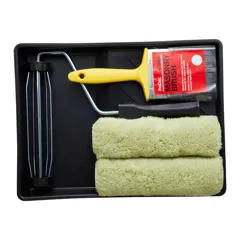 ProDec 9 x 1.75 5 pc Twin Long Pile Masonry Roller & Brush Set