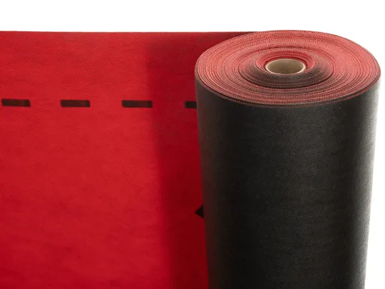 Permavent Red 50 Taped - 1 x 50m 160gsm Ulta Strong Vapour Permeable With Double Intergate Tape System