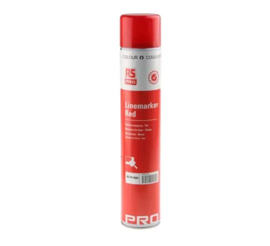 RS Line Marker Spray Paint 750ml Red