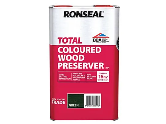 Ronseal Total Wood Preserver Green 5ltr